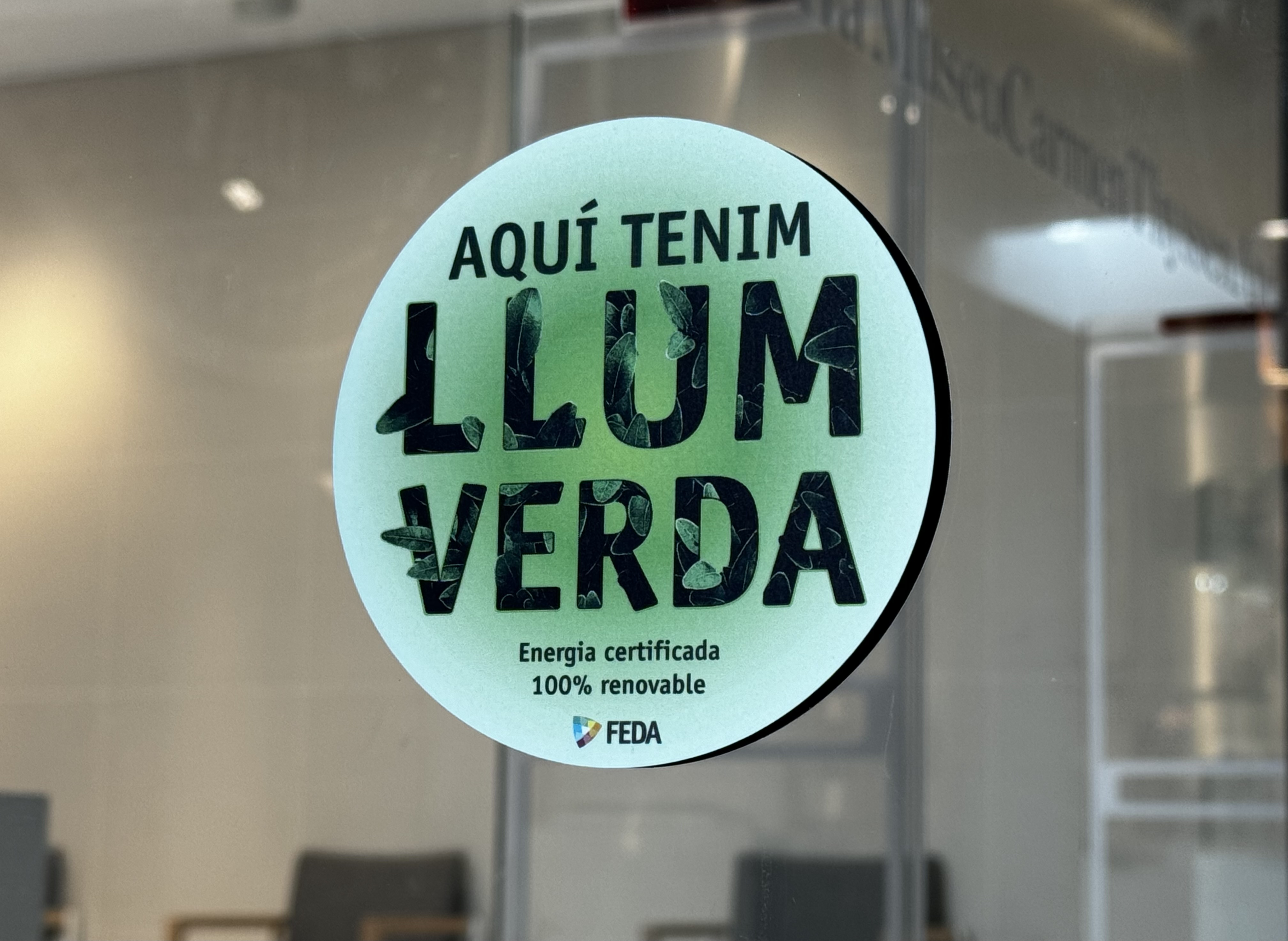 Sticker aparador Llum Verda