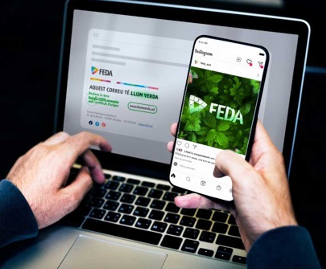 FEDA - Email i Instagram