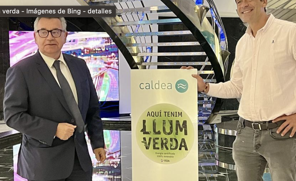 Presentació Caldea Llum Verda